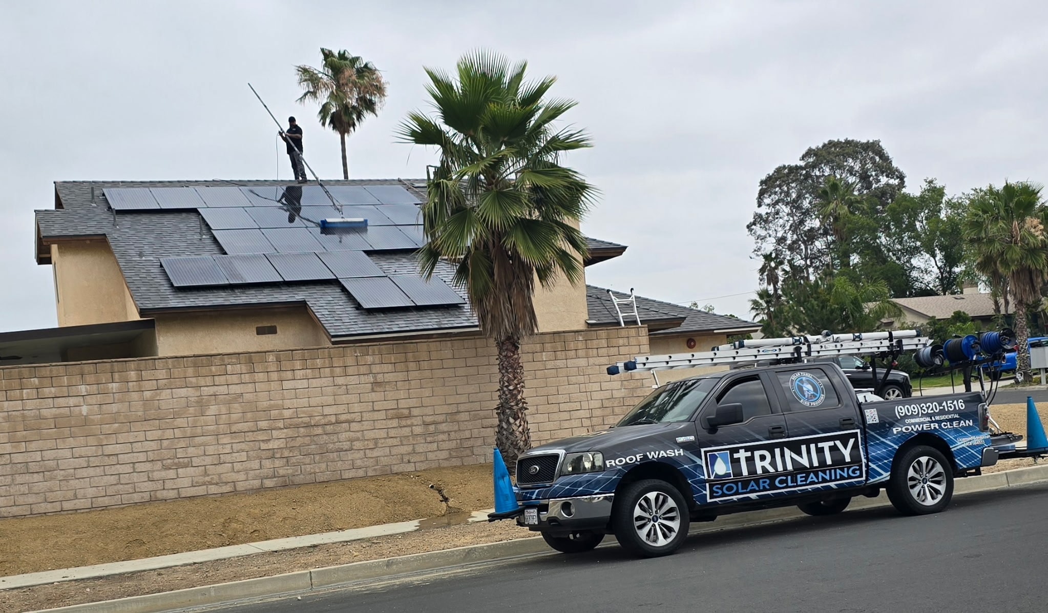 Solar Panel Cleaning — Riverside, CA